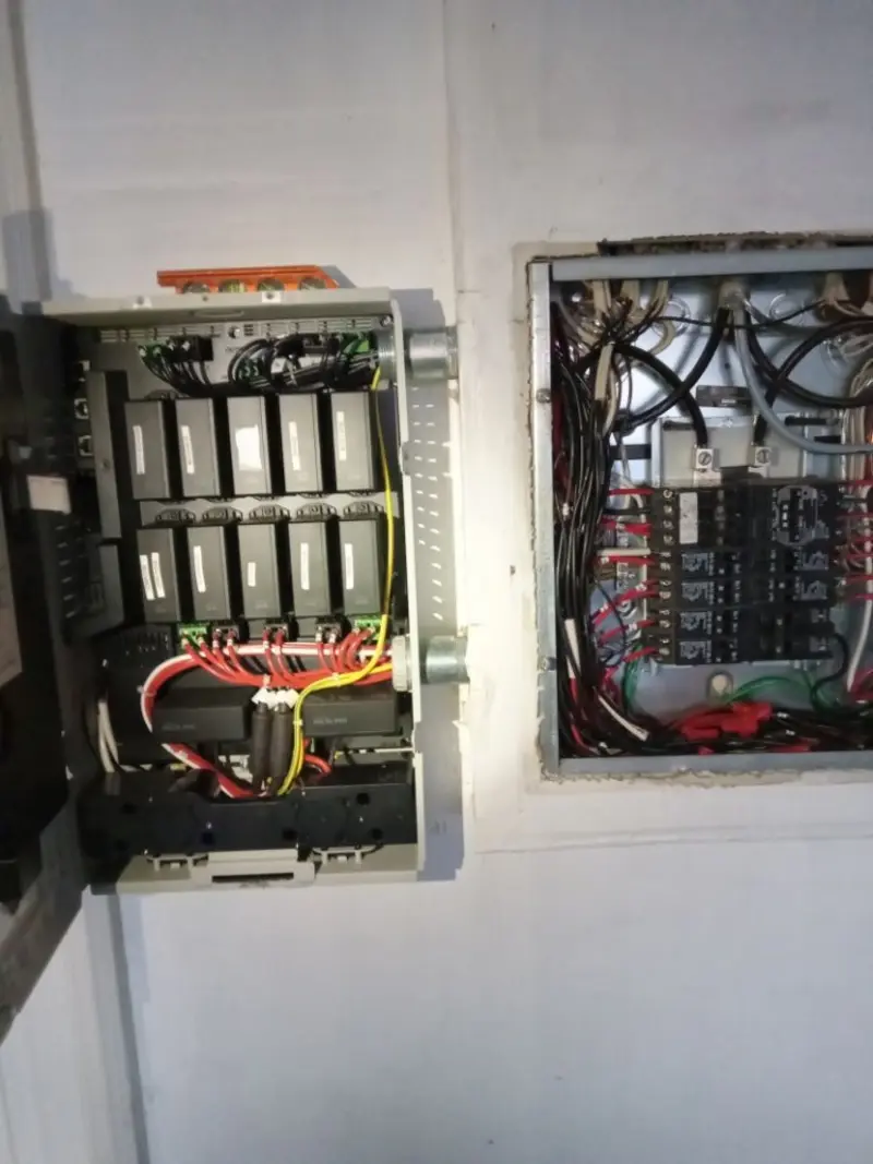 Electrical panel upgrade completed for Indoor Lighting Installation in Claiborne